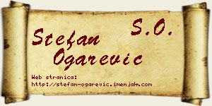 Stefan Ogarević vizit kartica